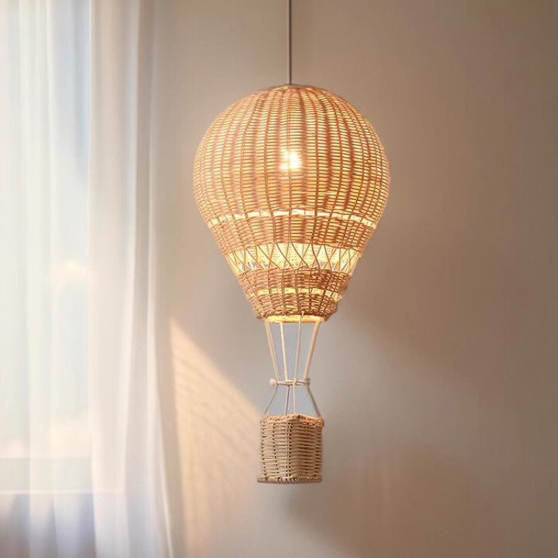 Baby Nursery Knobs - Hot Air บอลลูนโคมไฟระย้า LED เด็กโคมไฟ Handmade