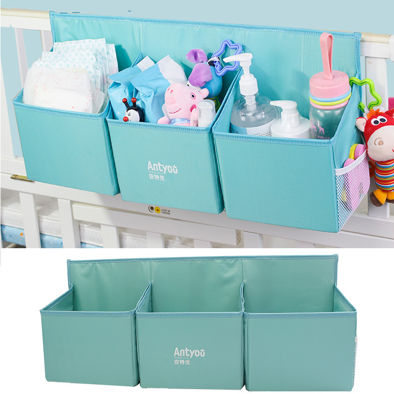 Baby Nursery Accessories - ขนาดใหญ่แขวนเก็บของเล่นกระเป๋าผ้าอ้อมสำหรับ Crib Organizer เตียงข้างเตียงเนอสเซอรี่กระเป๋าชุดเครื่องนอนอุปกรณ์เสริม Stuff