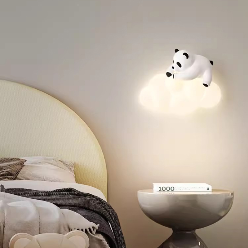 โคมไฟติดผนังรูปหมีแพนด้าน่ารัก - Baby Nursery Knobs บทวิจารณ์และราคา