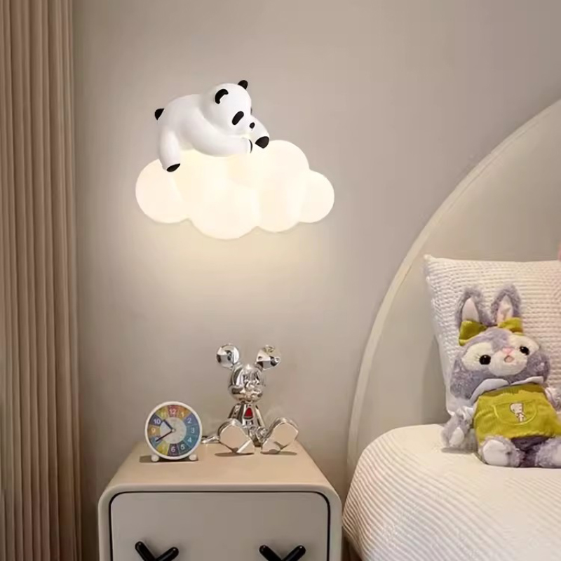 โคมไฟติดผนังรูปหมีแพนด้าน่ารัก - Baby Nursery Knobs บทวิจารณ์และราคา