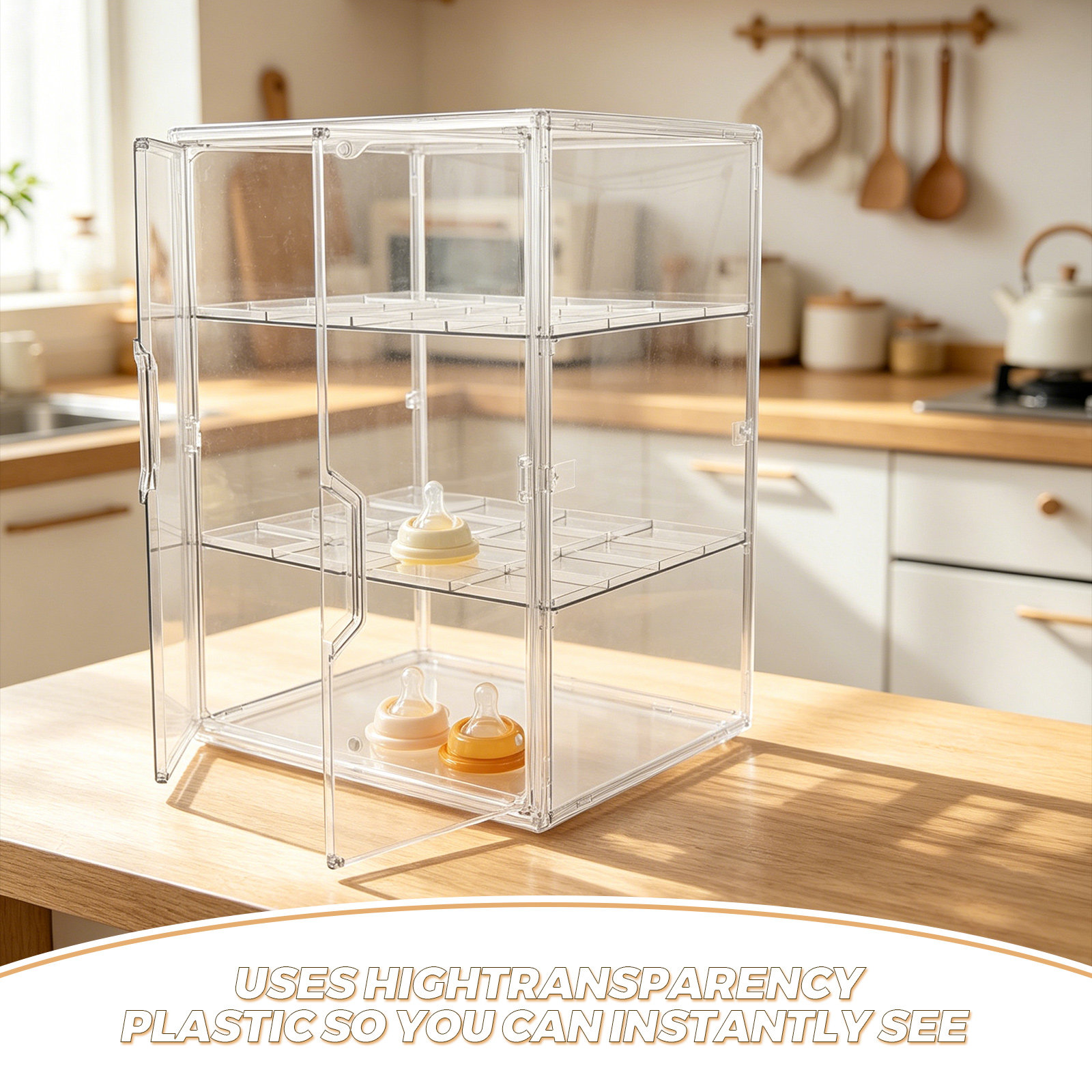 ตู้เก็บขวดนมเด็กแบบหลายชั้นพร้ - Baby Nursery Accessories บทวิจารณ์และราคา