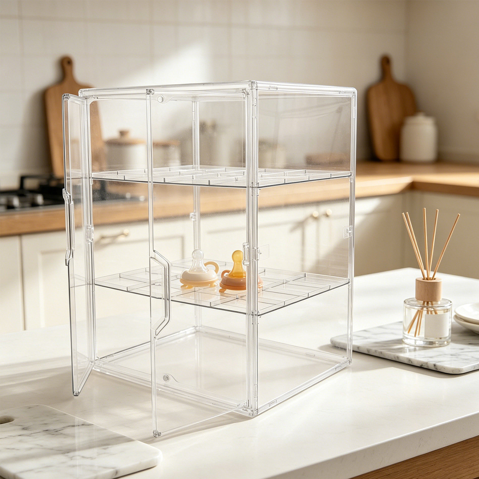 ตู้เก็บขวดนมเด็กแบบหลายชั้นพร้ - Baby Nursery Accessories บทวิจารณ์และราคา