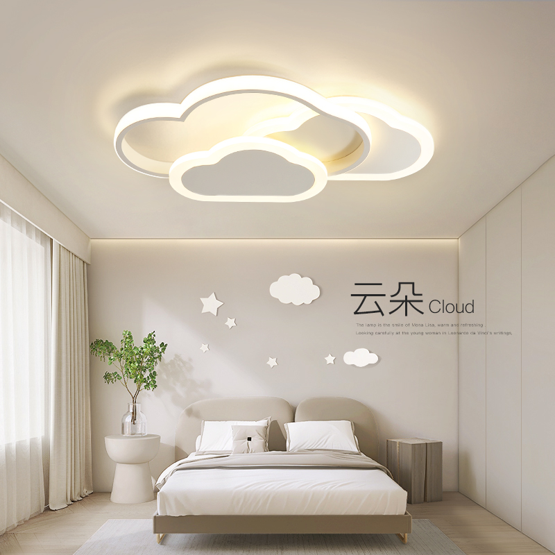โคมไฟเพดานรูปเมฆสีขาว โคมไฟห้อ - Baby Nursery Ceiling Light บทวิจารณ์และราคา