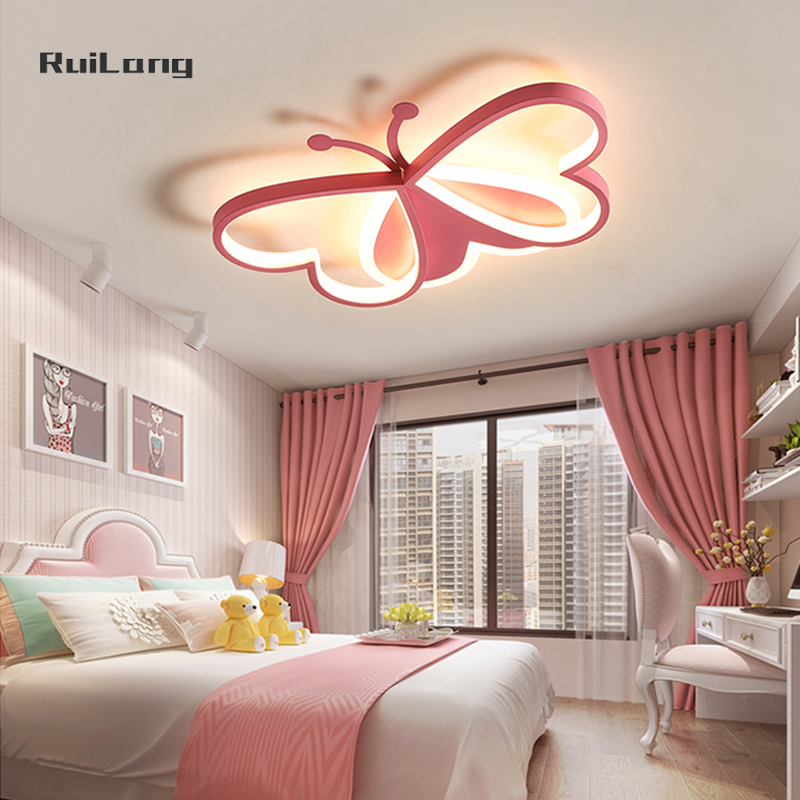 โคมไฟเพดานรูปผีเสื้อการ์ตูน LE - Baby Nursery Ceiling Light บทวิจารณ์และราคา
