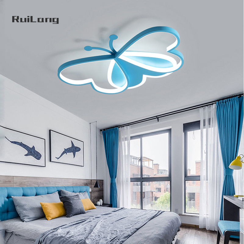 โคมไฟเพดานรูปผีเสื้อการ์ตูน LE - Baby Nursery Ceiling Light บทวิจารณ์และราคา