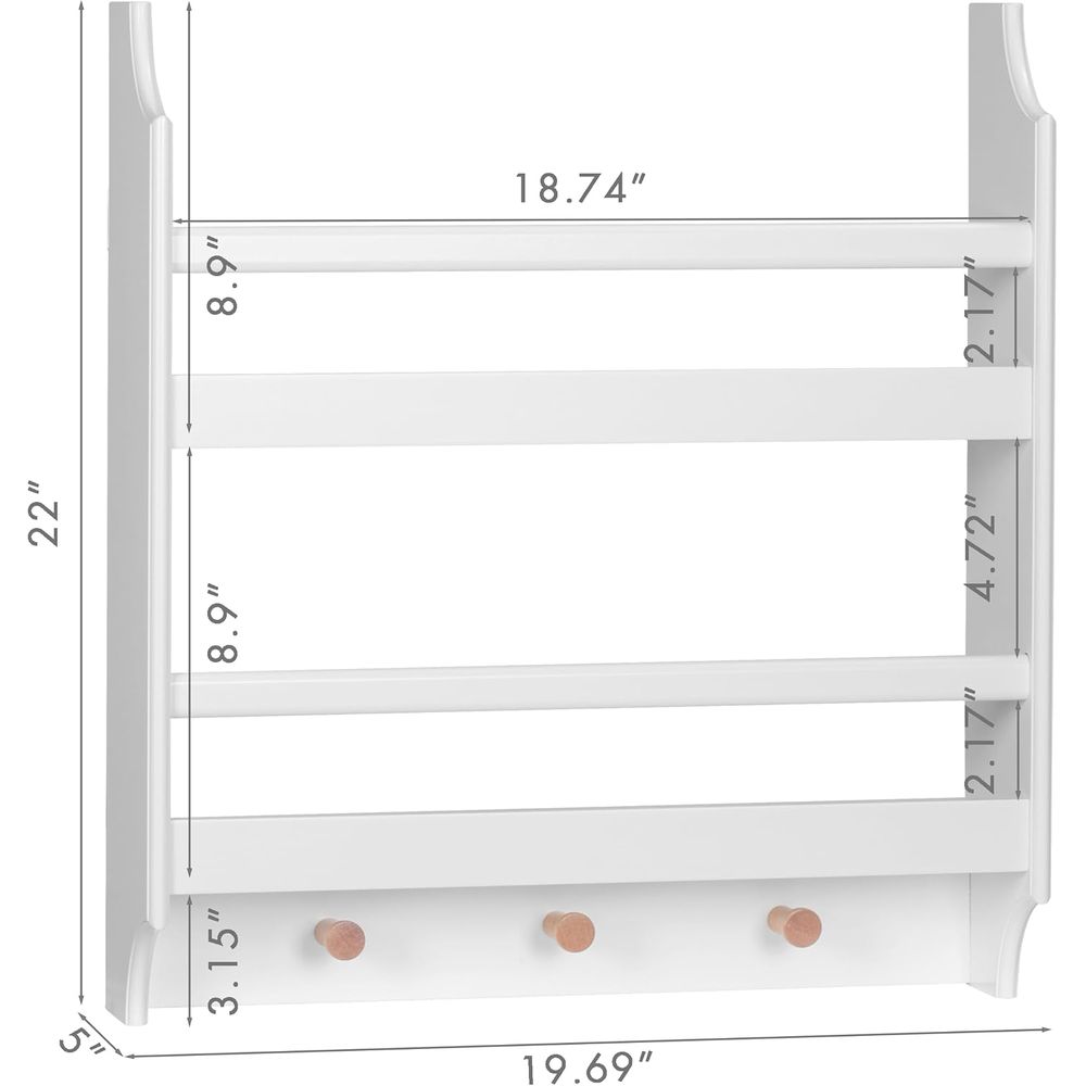 ชั้นวางหนังสือสำหรับเด็กแบบลอย - Baby Nursery Bookshelf บทวิจารณ์และราคา
