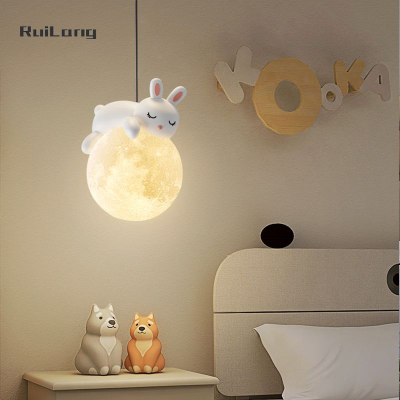 โคมไฟระย้ารูปกระต่ายการ์ตูน สำ - Baby Nursery Knobs บทวิจารณ์และราคา