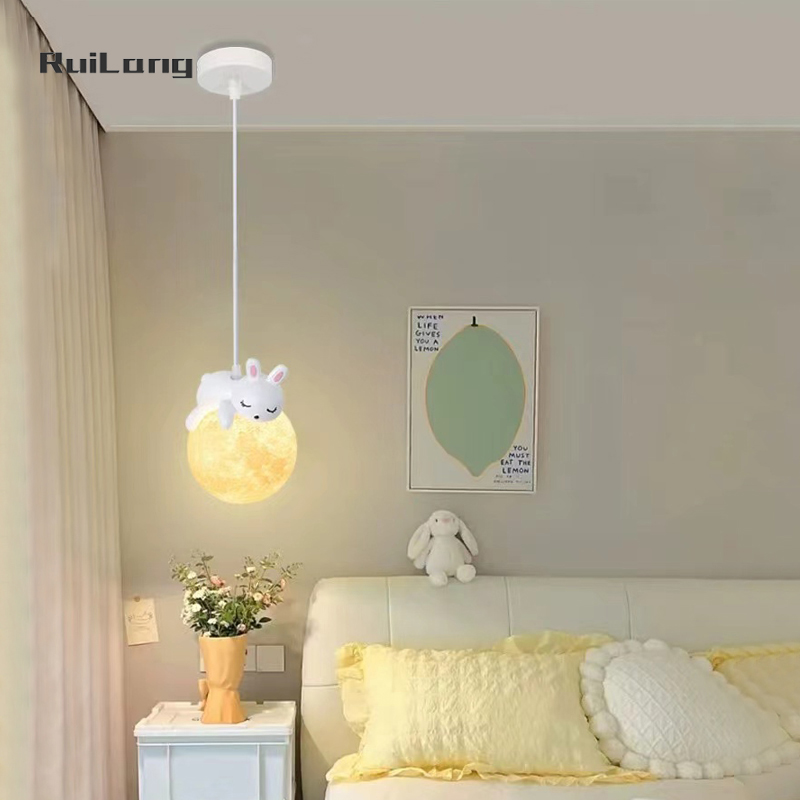 โคมไฟระย้ารูปกระต่ายการ์ตูน สำ - Baby Nursery Knobs บทวิจารณ์และราคา