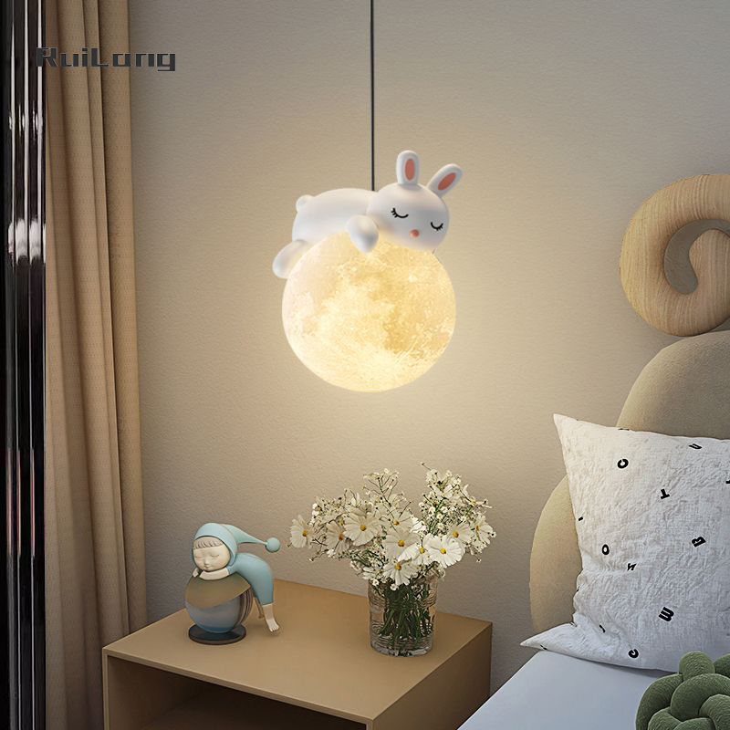 โคมไฟระย้ารูปกระต่ายการ์ตูน สำ - Baby Nursery Knobs บทวิจารณ์และราคา