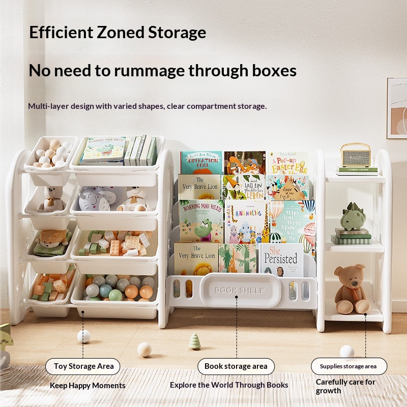 ชั้นวางของเล่นเด็ก ชั้นวางหนัง - Baby Nursery Bookshelf บทวิจารณ์และราคา