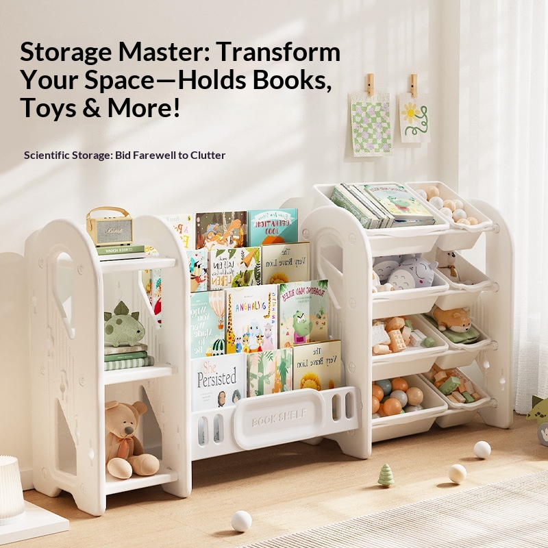 ชั้นวางของเล่นเด็ก ชั้นวางหนัง - Baby Nursery Bookshelf บทวิจารณ์และราคา