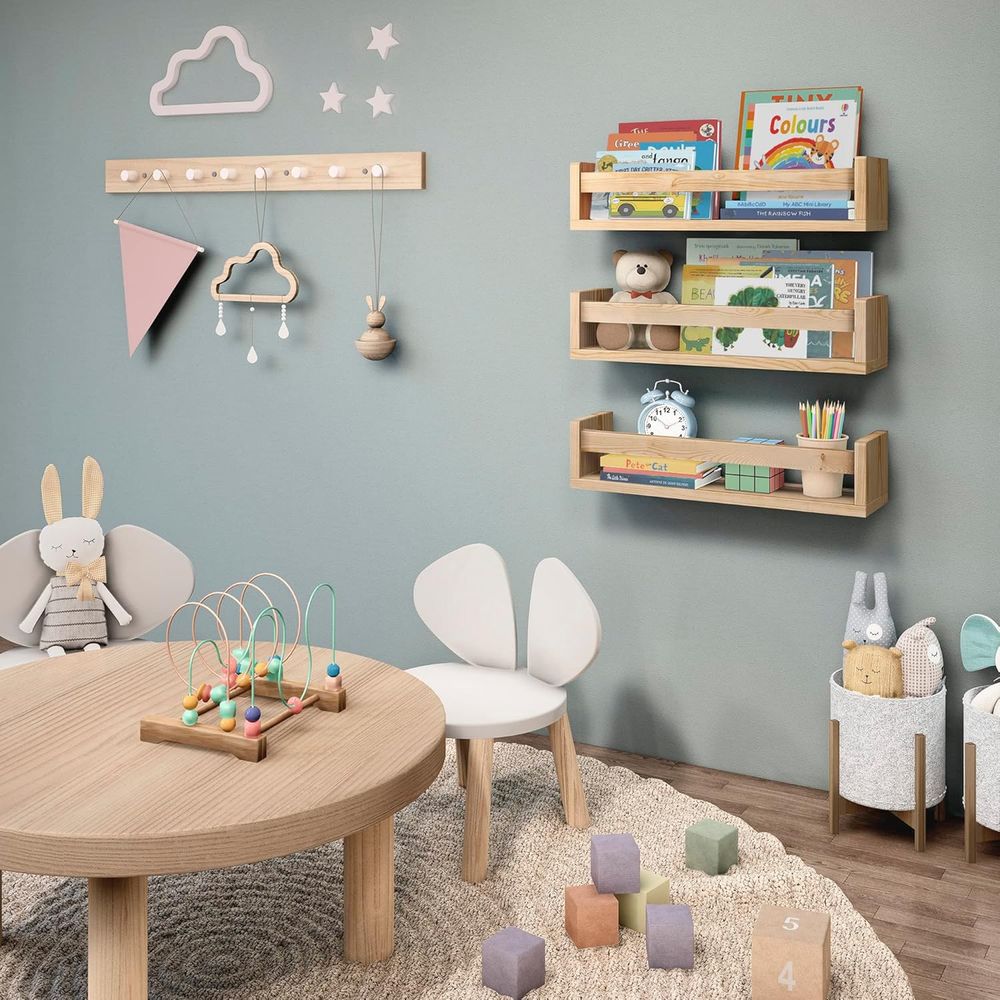 ชั้นวางหนังสือสำหรับห้องเด็ก,  - Baby Nursery Bookshelf บทวิจารณ์และราคา