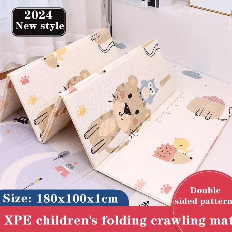 เสื่อเล่นเด็กแบบพับได้ปลอดสารพ - Baby Nursery Games บทวิจารณ์และราคา