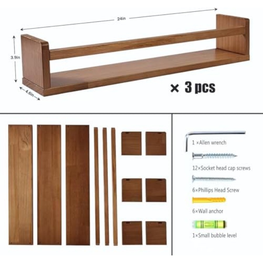 ชั้นวางของในห้องเด็กอ่อน ชั้นว - Baby Nursery Bookshelf บทวิจารณ์และราคา