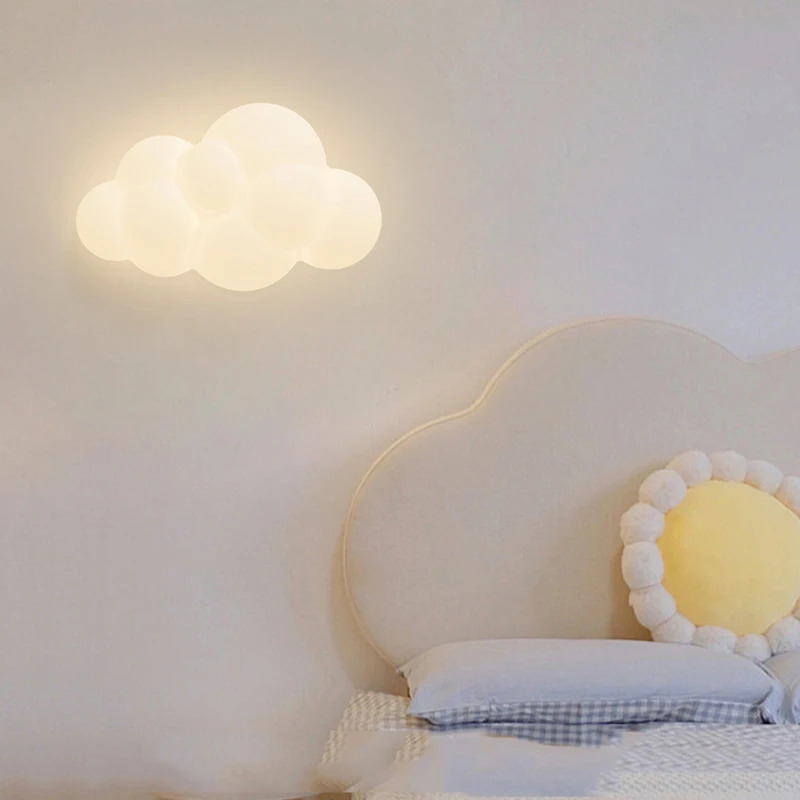 ไวท์คลาวด์โคมไฟติดผนังสำหรับห้ - Baby Nursery Knobs บทวิจารณ์และราคา