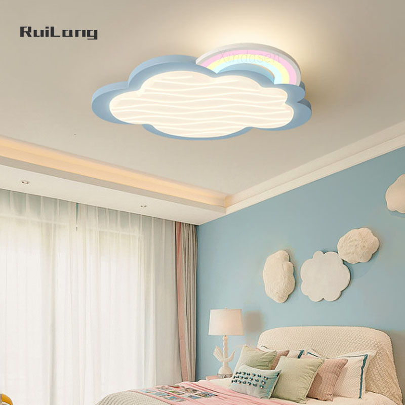 โคมไฟเพดาน LED รูปเมฆสีรุ้งทัน - Baby Nursery Ceiling Light บทวิจารณ์และราคา