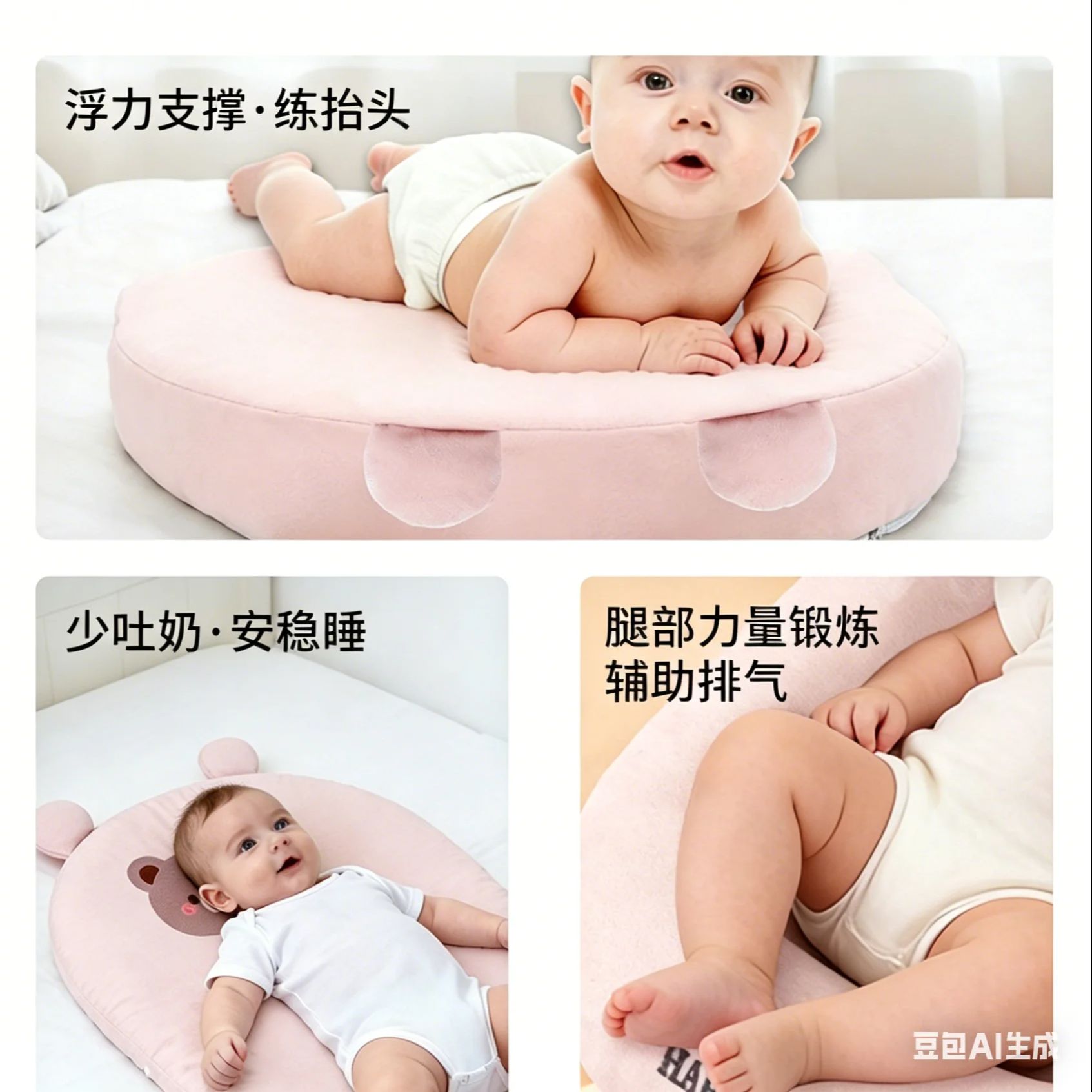 หมอนรองให้นมทารกที่ให้ความสบาย - Baby Nursery Pillow บทวิจารณ์และราคา