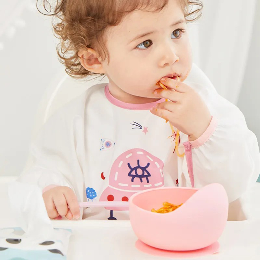 จานชามอาหารซิลิโคนกันหกสำหรับเ - Baby Nursery Accessories บทวิจารณ์และราคา