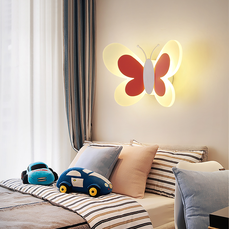 การ์ตูนน่ารักผีเสื้อสีฟ้าสีชมพ - Baby Nursery Knobs บทวิจารณ์และราคา
