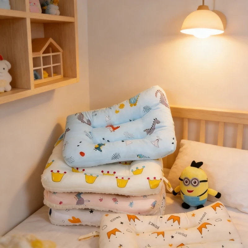 หมอนเด็กการ์ตูนรูปสัตว์ ผ้าฝ้า - Baby Nursery Pillow บทวิจารณ์และราคา