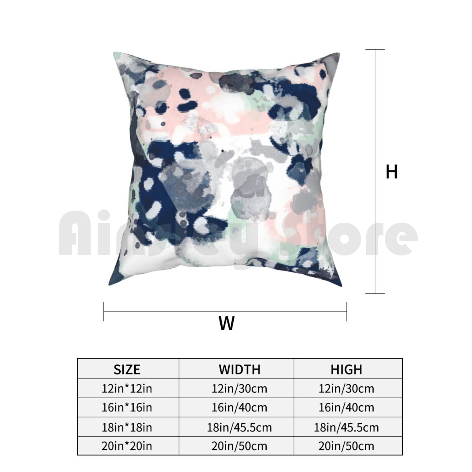 ปลอกหมอนอิงลายเมเลีย-ภาพวาดนาม - Baby Nursery Pillow บทวิจารณ์และราคา