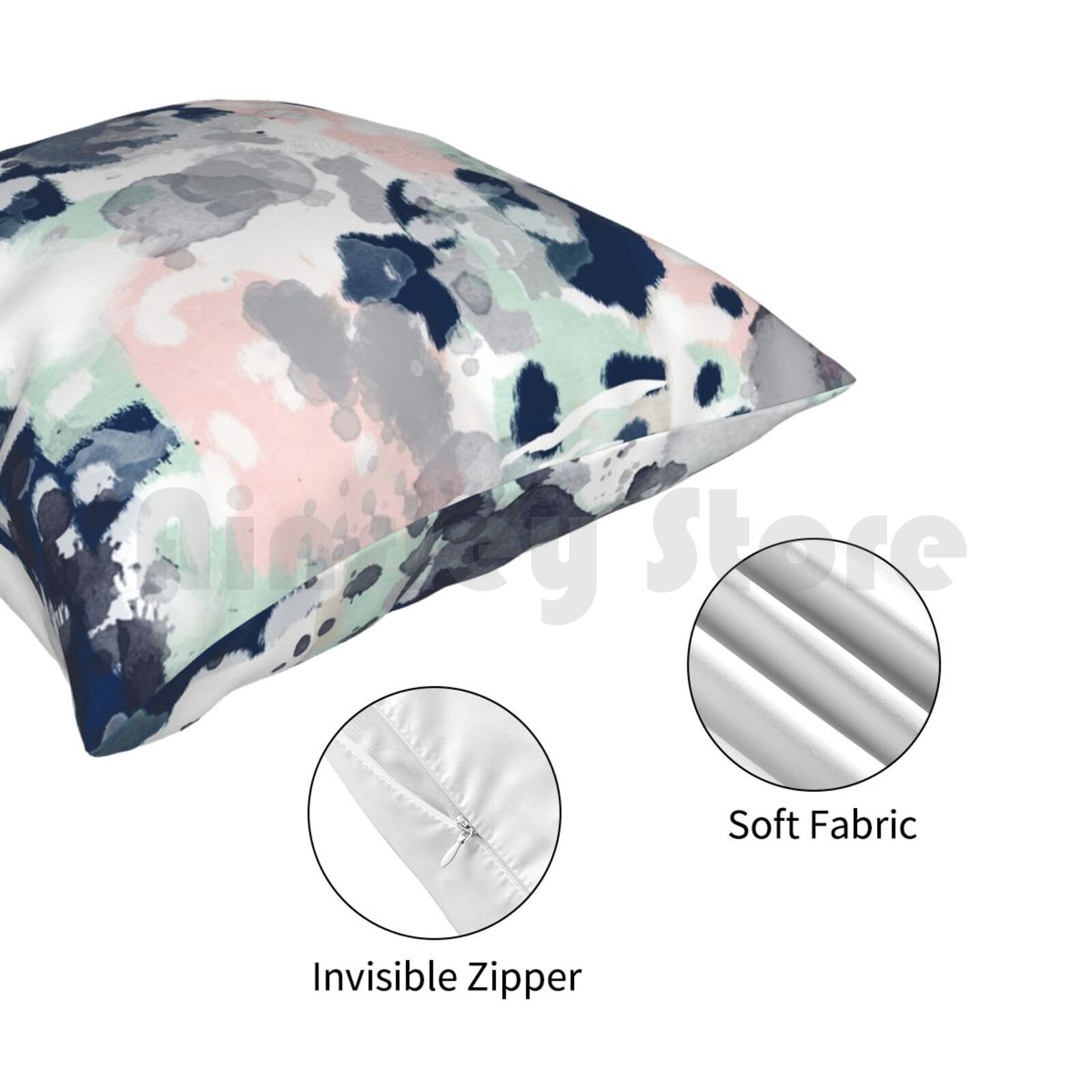 ปลอกหมอนอิงลายเมเลีย-ภาพวาดนาม - Baby Nursery Pillow บทวิจารณ์และราคา