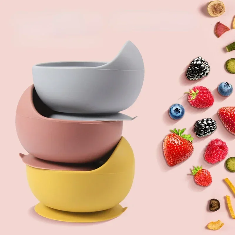 ซิลิโคนเกรดอาหารเด็กชุดจานชามใ - Baby Nursery Accessories บทวิจารณ์และราคา