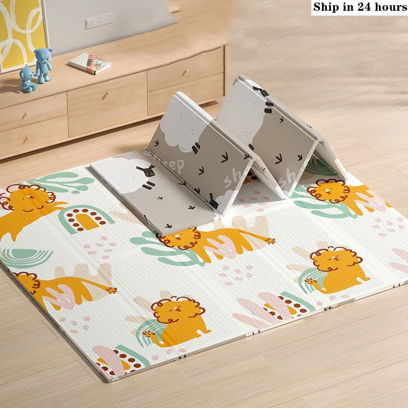 เด็กเล่นเสื่อพับได้ Xpe ปริศนา - Baby Nursery Games บทวิจารณ์และราคา