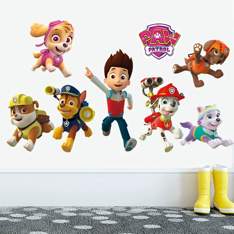 การ์ตูนพาวพาโทรลสติ๊กเกอร์ติดผ - Baby Nursery Decals บทวิจารณ์และราคา