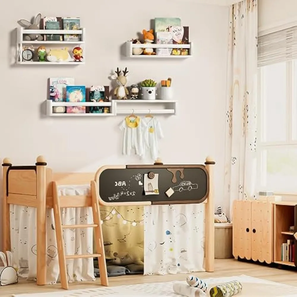 ชั้นวางหนังสือเด็ก QimCoor ชุด - Baby Nursery Bookshelf บทวิจารณ์และราคา