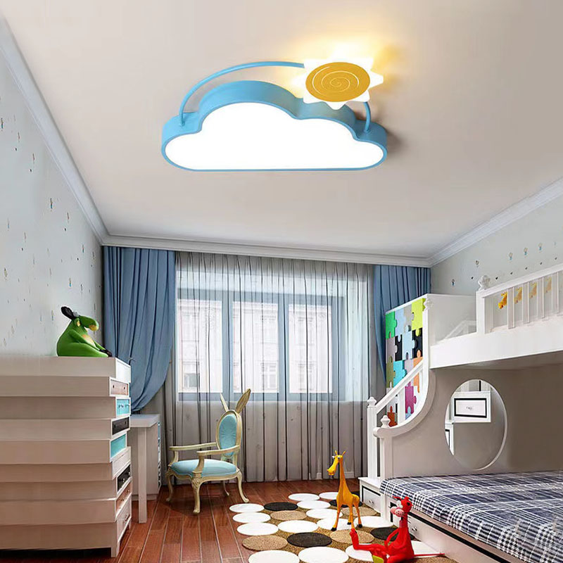 โมเดิร์น Cloud LED โคมไฟเพดานส - Baby Nursery Ceiling Light บทวิจารณ์และราคา
