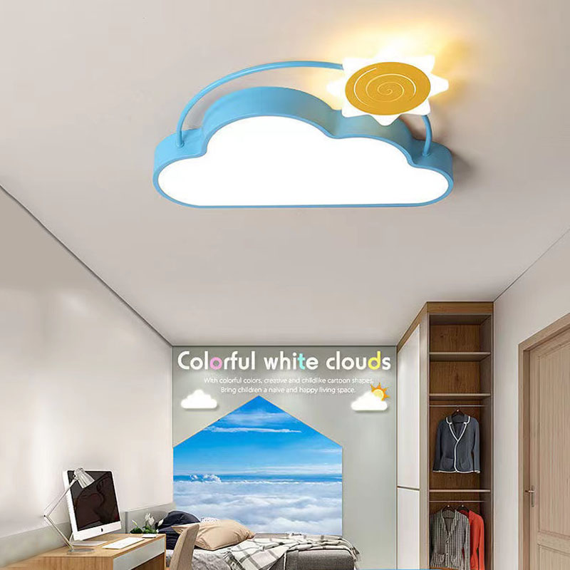 โมเดิร์น Cloud LED โคมไฟเพดานส - Baby Nursery Ceiling Light บทวิจารณ์และราคา