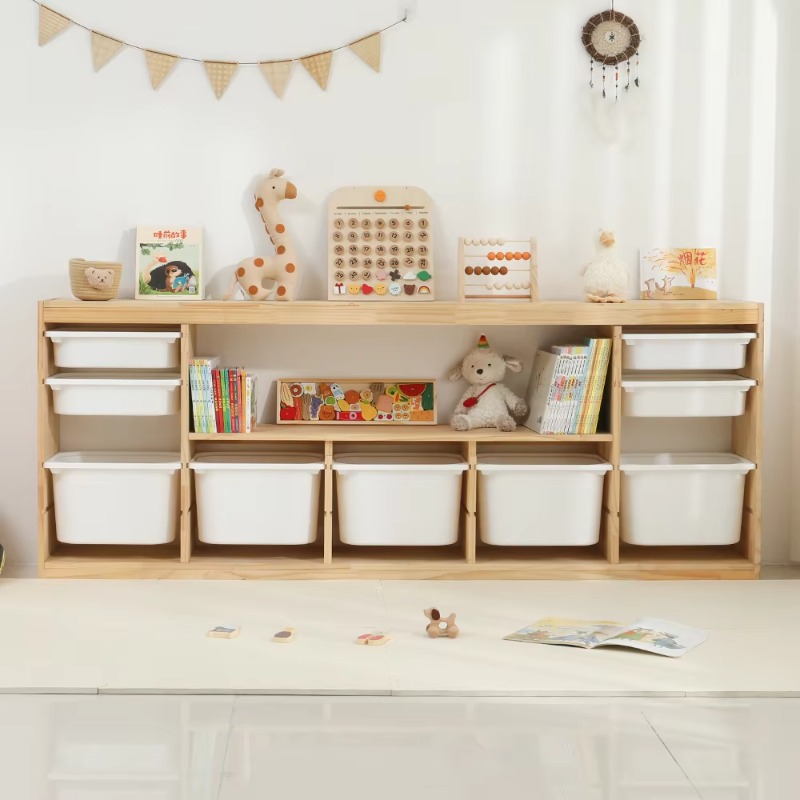 ตู้เก็บของเล่นเด็ก ห้องนั่งเล่ - Baby Nursery Bookshelf บทวิจารณ์และราคา