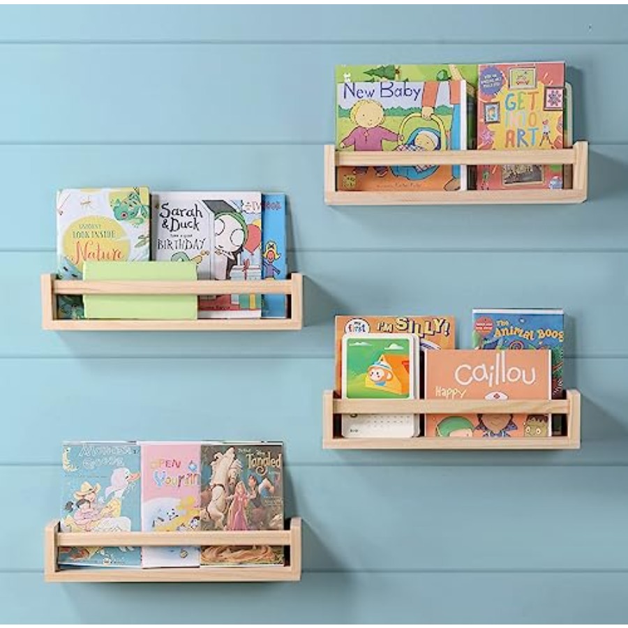 ชั้นวางของในห้องเด็กอ่อน ชุด 4 - Baby Nursery Bookshelf บทวิจารณ์และราคา