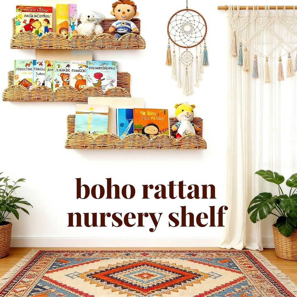 ชั้นวางหนังสือสำหรับเด็ก 3 ชุด - Baby Nursery Bookshelf บทวิจารณ์และราคา