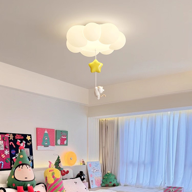 โคมไฟเพดานรูปทรงเมฆสำหรับห้องเ - Baby Nursery Ceiling Light บทวิจารณ์และราคา