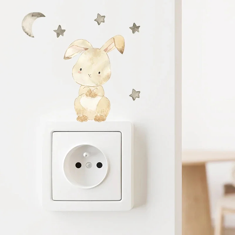 1/2/4/6 ชุดสติ๊กเกอร์ติดผนังรู - Baby Nursery Decals บทวิจารณ์และราคา