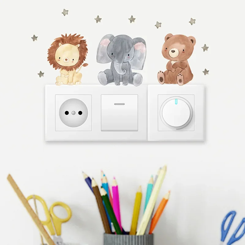 1/2/4/6 ชุดสติ๊กเกอร์ติดผนังรู - Baby Nursery Decals บทวิจารณ์และราคา