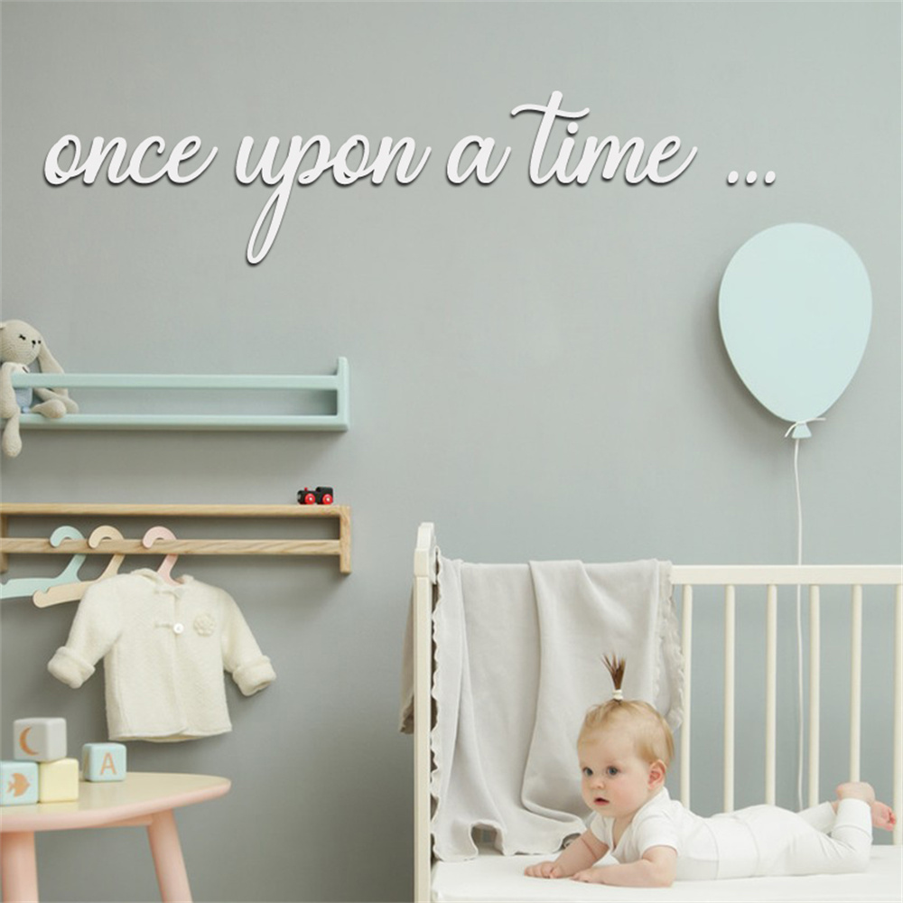 กาลครั้งหนึ่งนานมาแล้วป้ายอะคร - Baby Nursery Bookshelf บทวิจารณ์และราคา