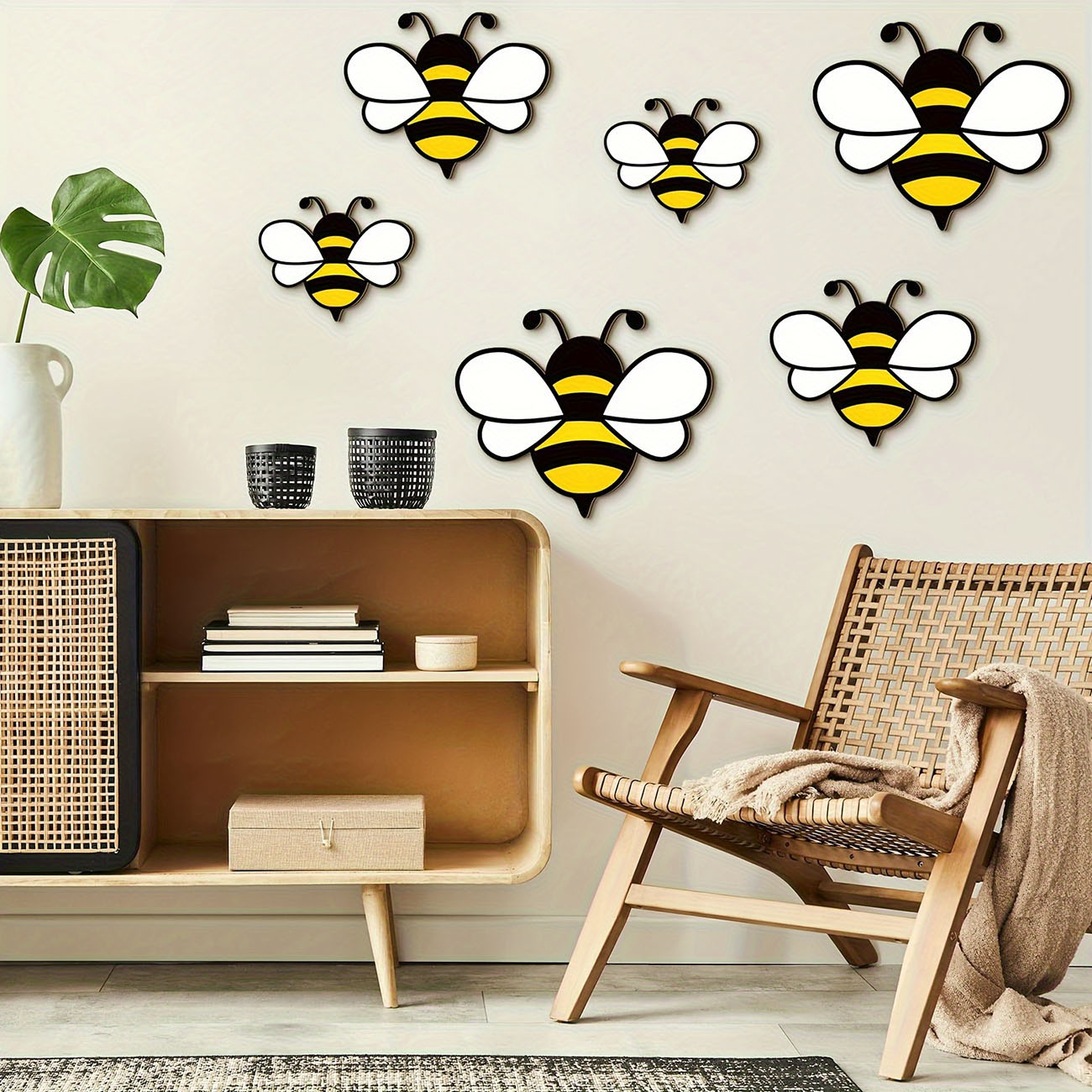 สติ๊กเกอร์ติดผนังไม้รูปผึ้งน่า - Baby Nursery Decals บทวิจารณ์และราคา