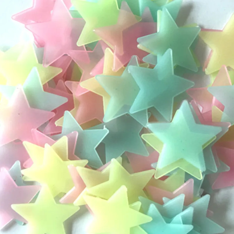 100 ชิ้นเรืองแสงในที่มืดสติ๊กเ - Baby Nursery Decals บทวิจารณ์และราคา