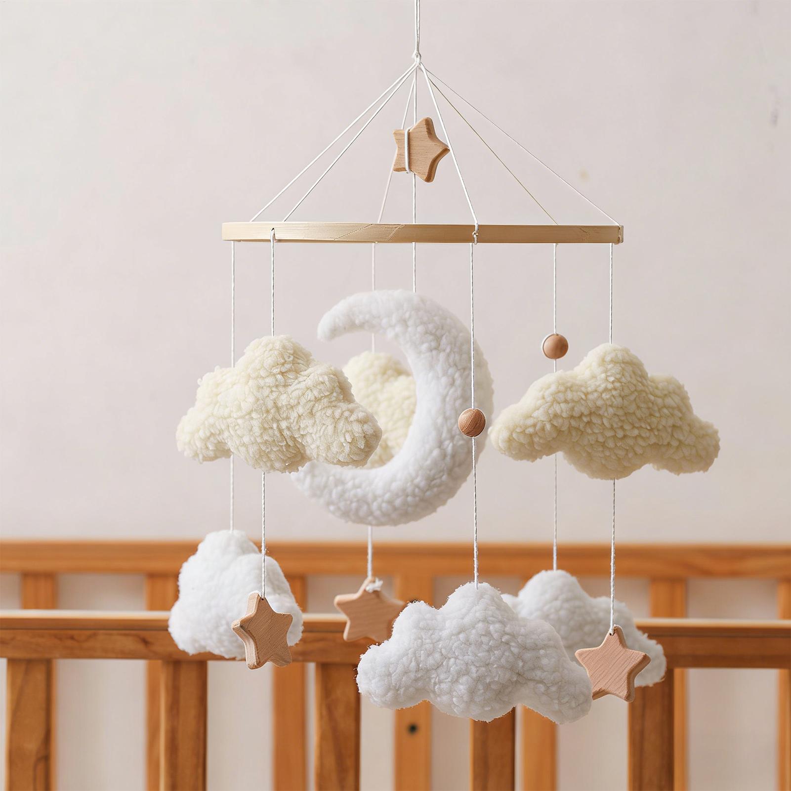 โมบายไม้สำหรับเตียงเด็ก ของเล่ - Baby Nursery Games บทวิจารณ์และราคา